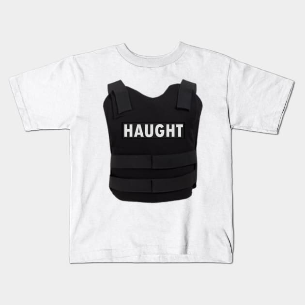 Haught Bullet Proof Vest - Wynonna Earp Kids T-Shirt by tziggles